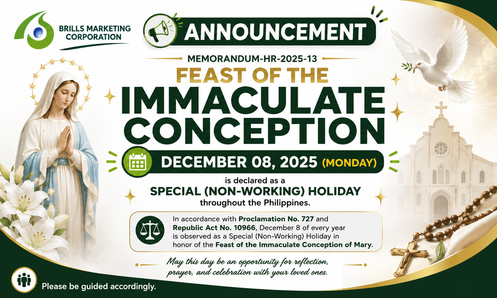 FEAST OF THE IMMACULATE CONCEPTION